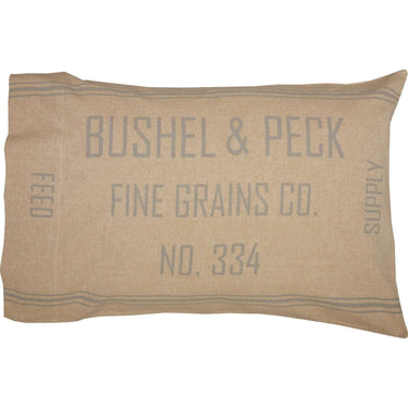 Grace Feed Sack Standard Pillow Case Set of 2 21x30 VHC Brands - The Fox Decor